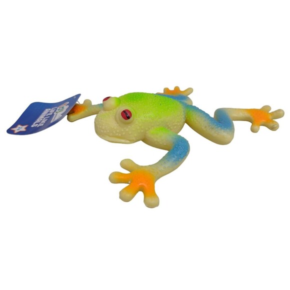 Frog Toad Life-Like Realistic Squishy Stretchable Figure Squeeze Toy Squeezable - Picture 5 of 16